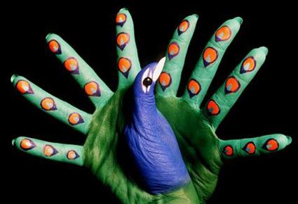 فن الرسم على اليدين "Hand Art"